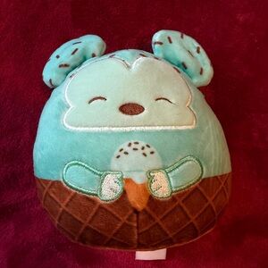 Cute Mickey Chocolate Mint Ice Cream Squishmallow